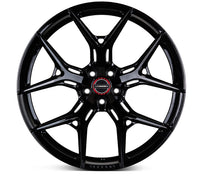 Vossen HF-5 20x9.5" 5x120 ET20 Deep Face Wheel 72.56 hub bore in Gloss Black